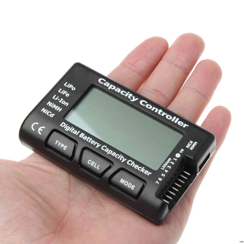 Цифровой детектор емкости аккумулятора RC CellMeter-7 для Nicd NiMH LiPo LiFe li-ion - купить по