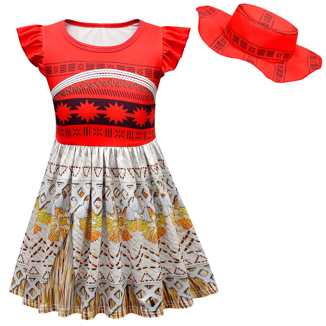 Косплей-костюм Моана для девочек детское платье принцессы одежда Хэллоуина