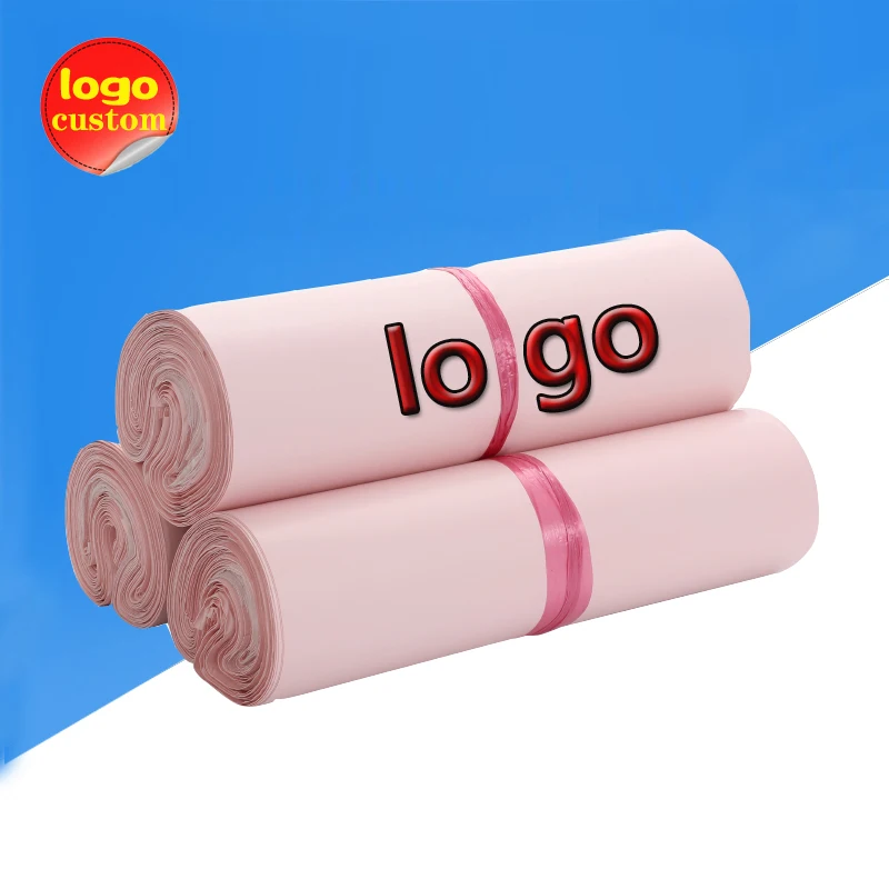Matte Light Pink Poly Mailer Express Bag Envelope Plastic Shipping Self Adhesive Delivery Packing Gift Post Courier Custom Logo | Дом и сад