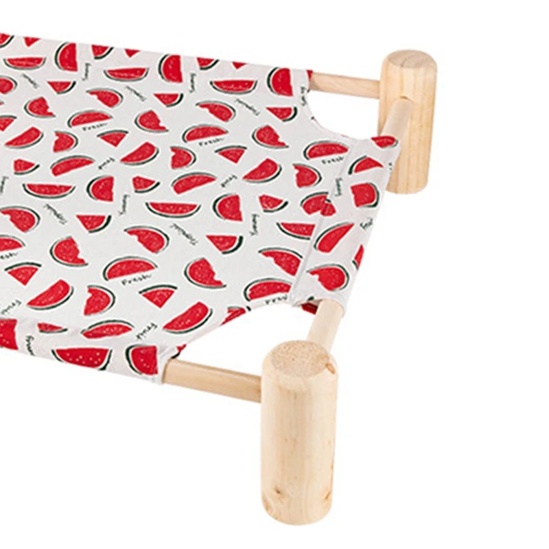 Домашний Деревянный гамак для кошек Съемный и моющийся деревянный каркас