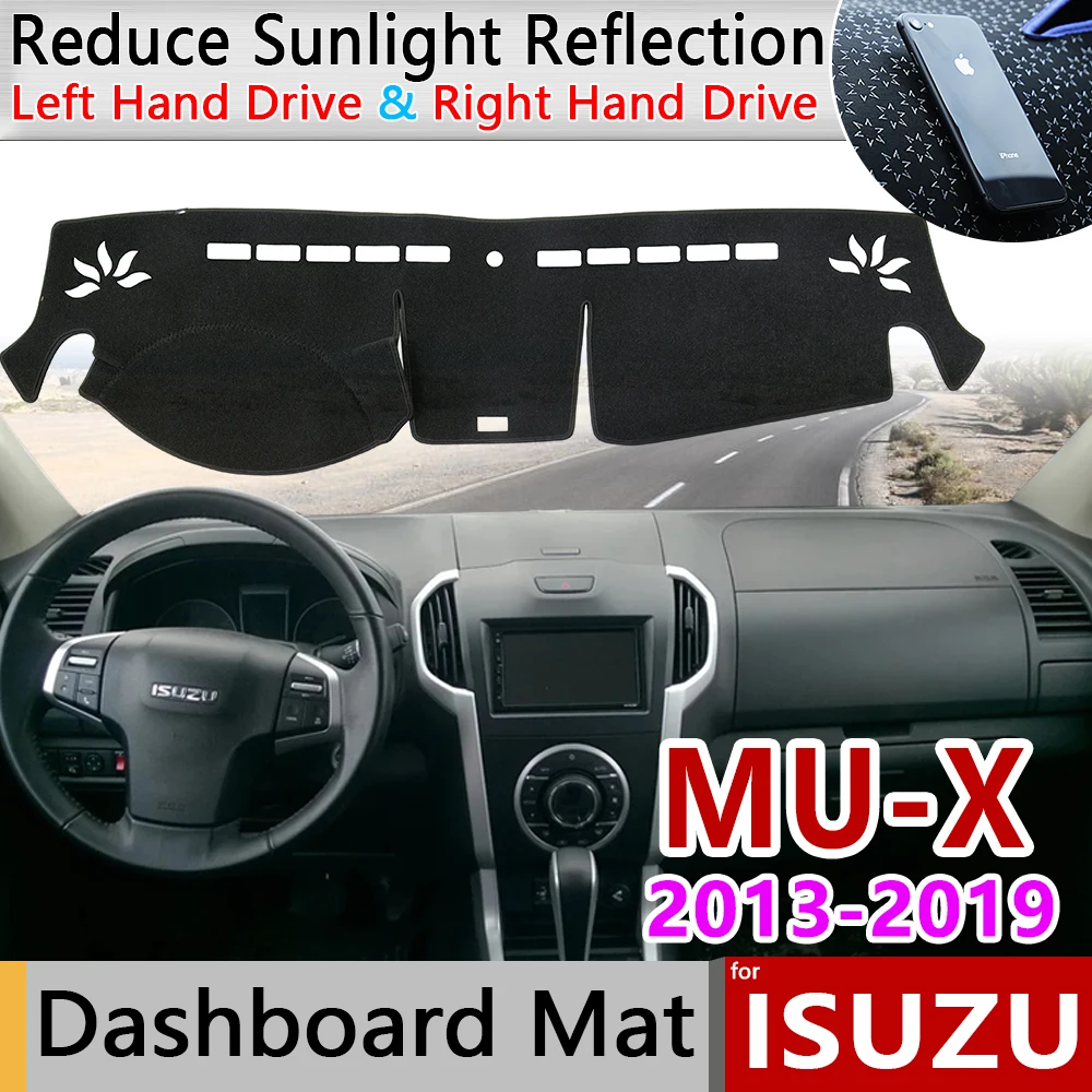 Коврик для приборной панели коврик защиты от солнца аксессуары Isuzu MU X 2013 2014 2015 2016