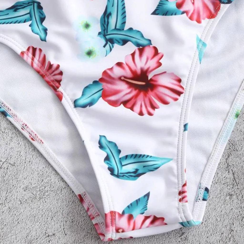 Женский комбинезон с высокой талией пикантный удлиненный цветочным принтом и