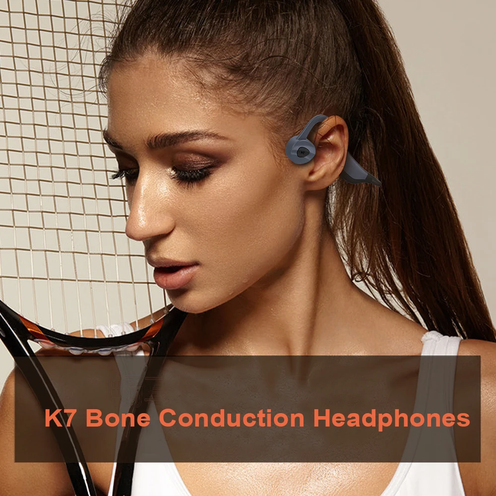 Наушники K7 с костной проводимостью Bluetooth 5 0 гарнитура IP55 водонепроницаемые