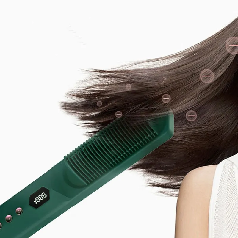 

Popular New Type of Straightening Comb, Electric Hair Straightener, Straight Curling, Wet and Dry, Negative Ion Perm