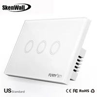 us standard 123 gang remote switch smart control on off for smart home smart wall touch switch smart lamp switch
