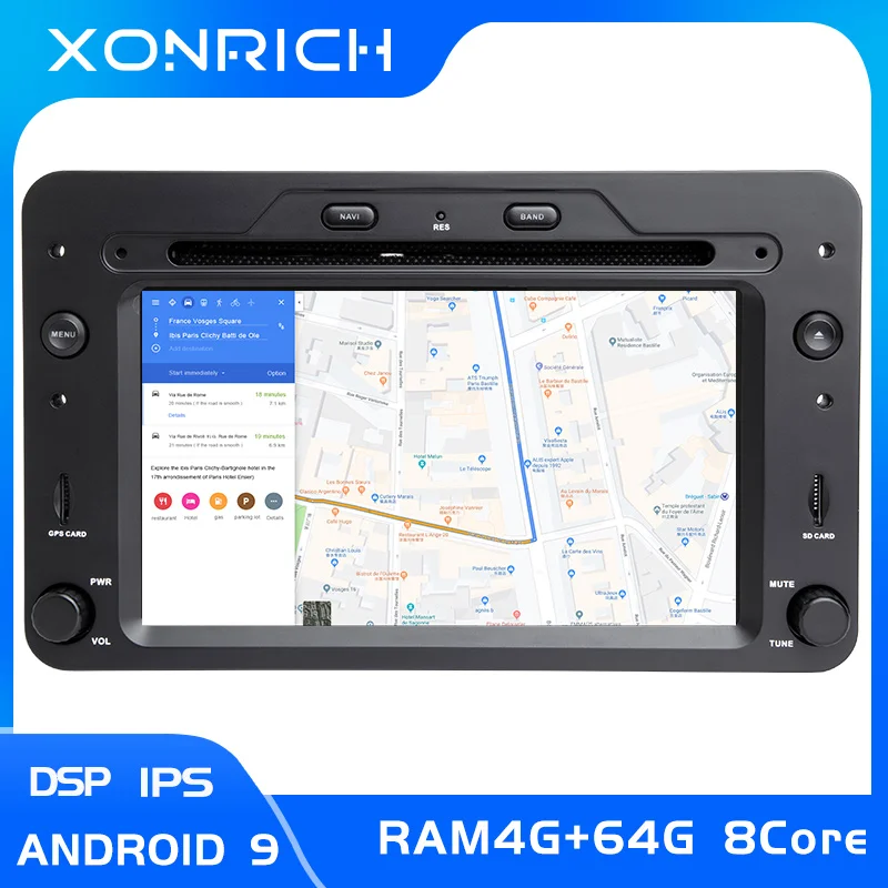 DSP 4GB 64G 2 din Android 9 автомобильный dvd-плеер Авторадио для Alfa Romeo 159 автомобиль Brera spider Sportwagon Мультимедиа gps Навигация Аудио