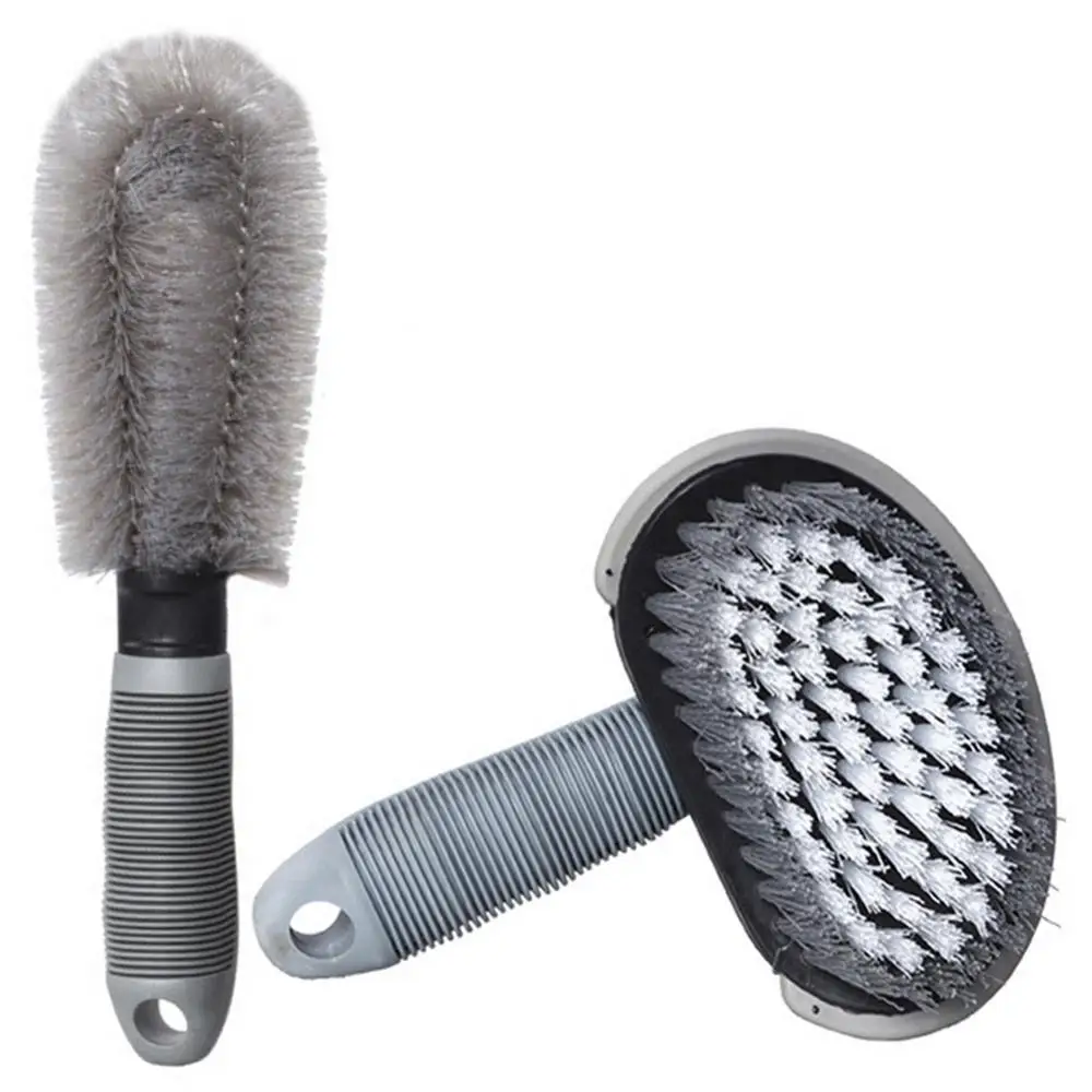 

2Pcs Wheel Tire Soft Hair Brushes Set Car Vehicle Auto Cleaning Rim Wash Tools