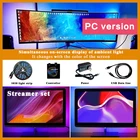 5 в 5 В WS2812b 5050 Светодиодная светильник та Rgb лента Иллюзия Синхронизация с ПК экран перелив цветной фоновый свет полоса 1 м 2 м 3 м 4 м 5 м