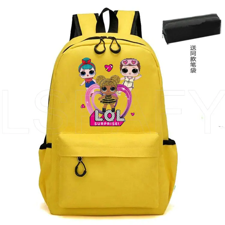 Рюкзаки Женские с мультипликационным принтом нейлоновые Водонепроницаемые