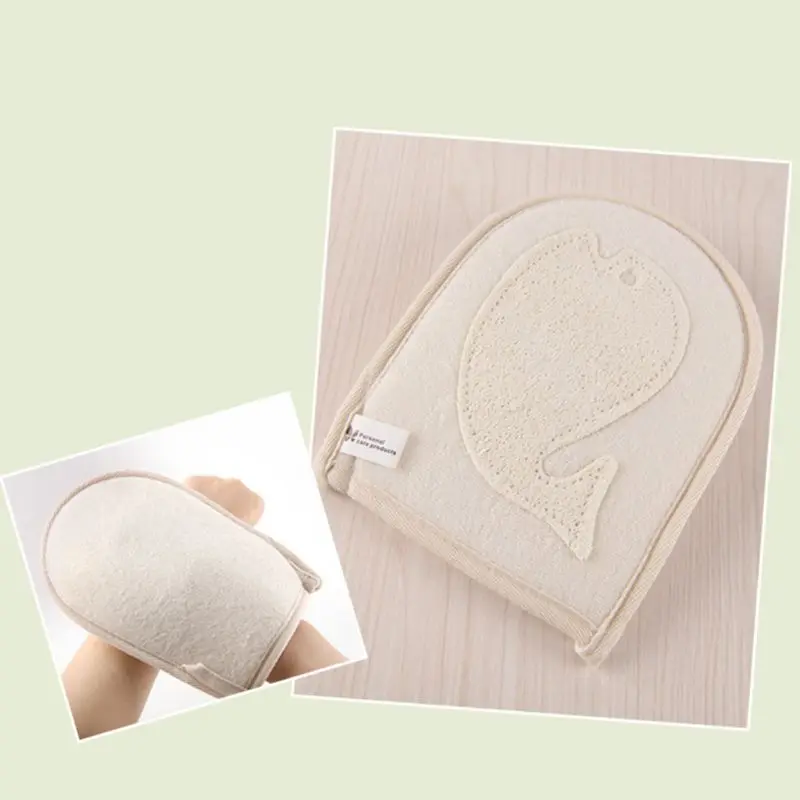 Сильная отшелушивающая мочалка-губка для тела перчатки уборки удаление