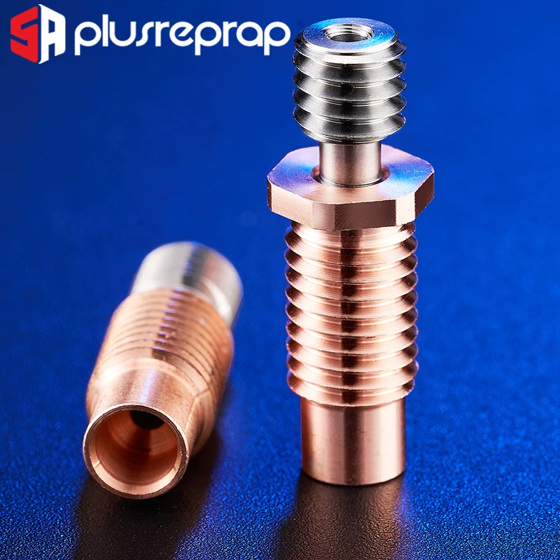 3D Printer NF V6-Zone Heat Break Copper & Aerospace Materials Throat For 1.75mm Nozzle e3dV6 HOTEND Heater Block 3D Printer NF V6-Zone Heat Break Copper & Aerospace Materials Throat For 1.75mm Nozzle e3dV6 HOTEND Heater Block