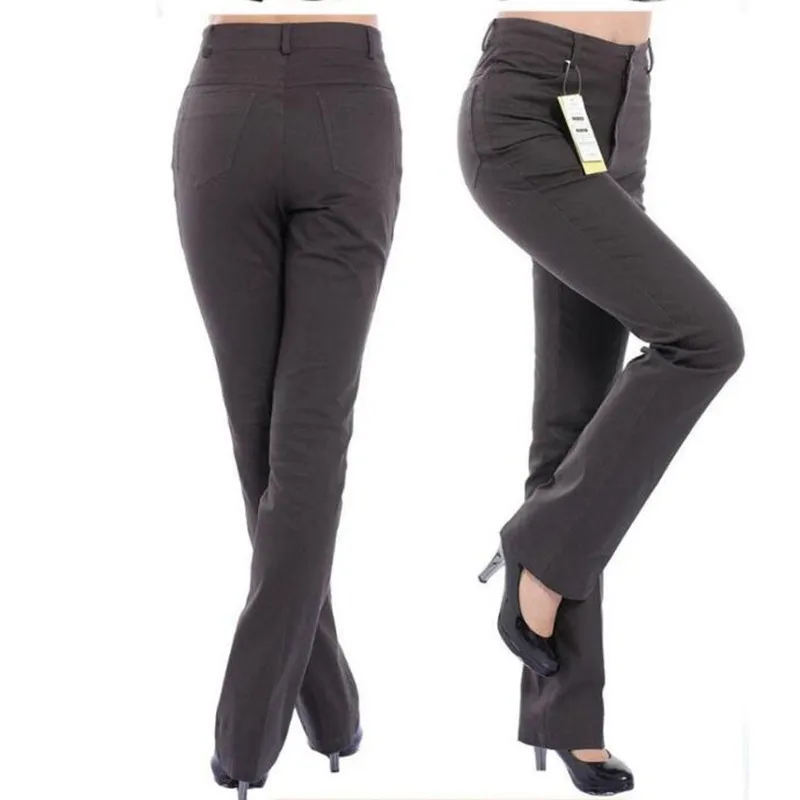2020 женские брюки осень зима прямые размера плюс повседневные SK214 | Женская одежда