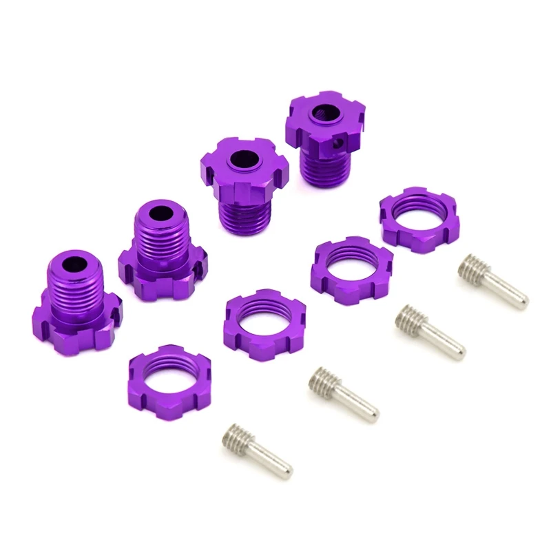 

17mm Aluminum Splined Wheel Hub Set for E-Maxx E-Revo Summit 1/10 RC Model Car