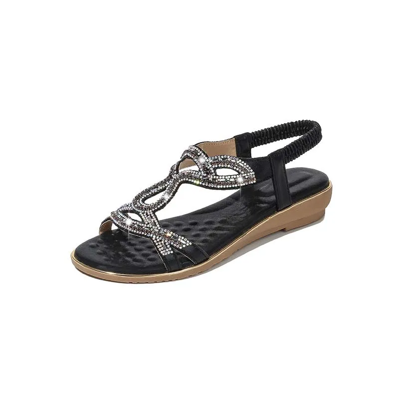 

New Shoes Women Sandals Summer Wedge Sandals 2021 Ladies Shoes Classic Non-slip Sandals