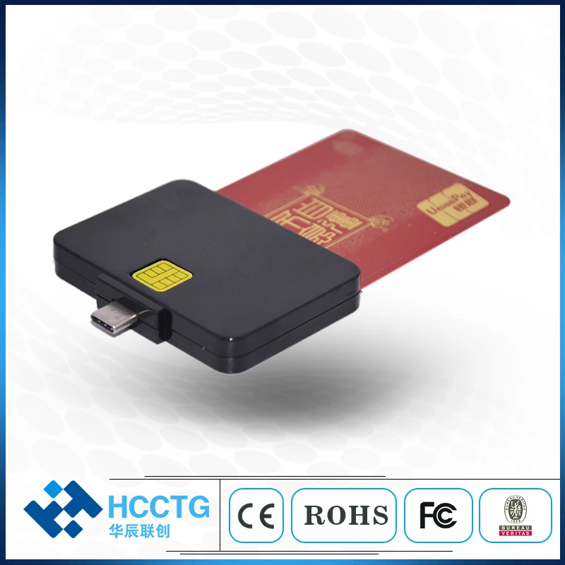 Карманный Type C USB Smart Mobile MPOS Card Reader DCR32 |