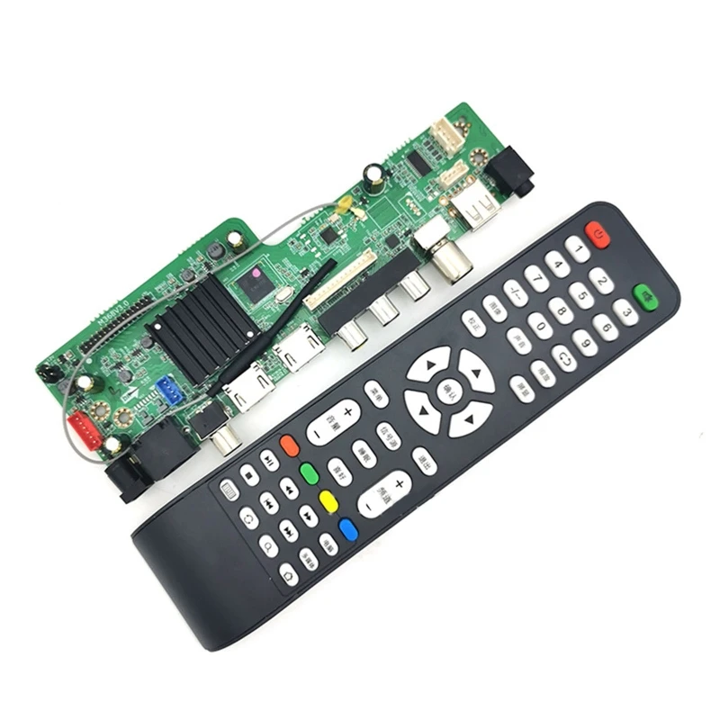 

MS368V3.0 Quad Core Web Television Motherboard with Remote Control LCD Driver Board Support RJ45 DTMB Analog Television