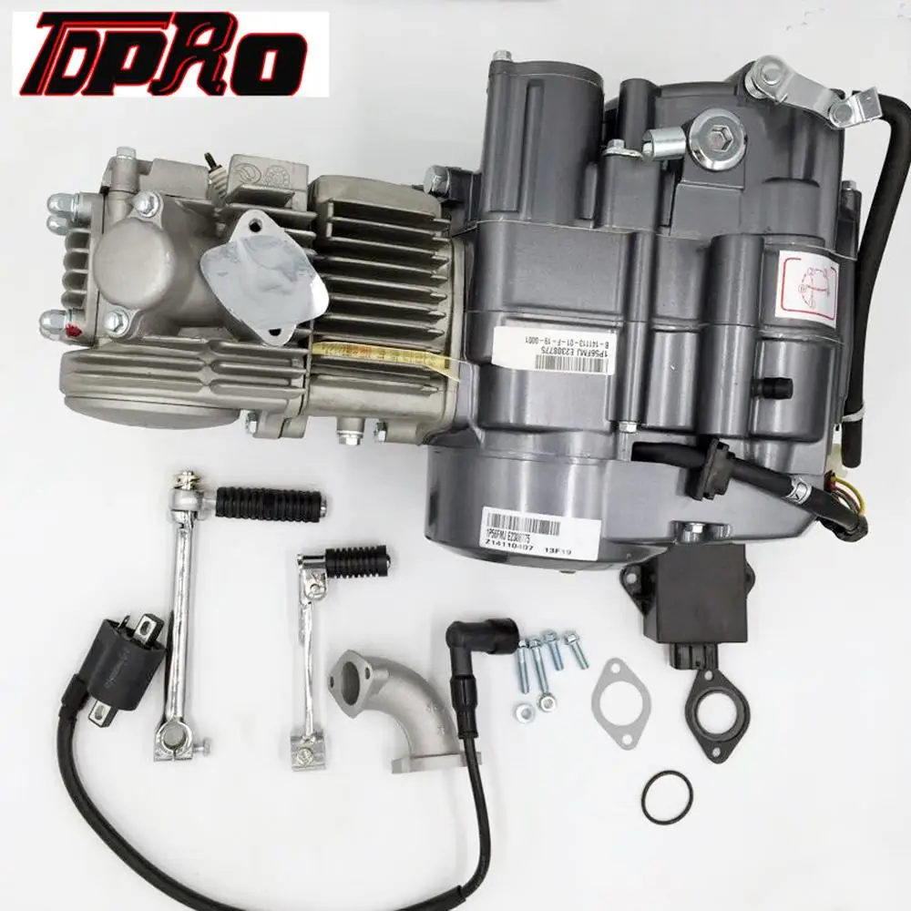 TDPRO 100% подлинный двигатель LIFAN куб. См 4-скоростной ручной для Honda XR50 CRF50 70