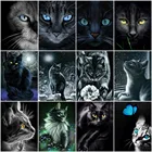 HUACAN картинки по номерам кошки животных окраски по номерам комплекты, украшение для дома Живопись Ручная роспись искусство подарок