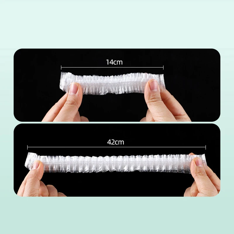 

Storage Food Storage Covers Disposable Plastic Wrap Preservative Film Kitchen Food Grade 100PCS Reusable Wrap Kitchen Supply