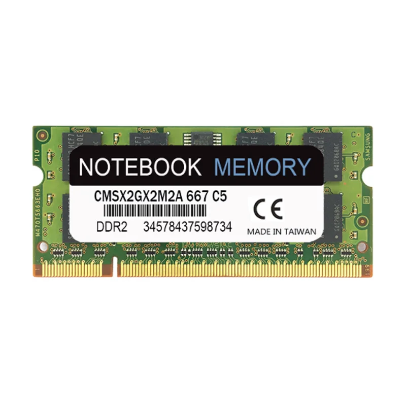 2 Гб DDR2 667 МГц PC2 5300 (240 PIN) Память ноутбука SODIMM модули памяти поддержка