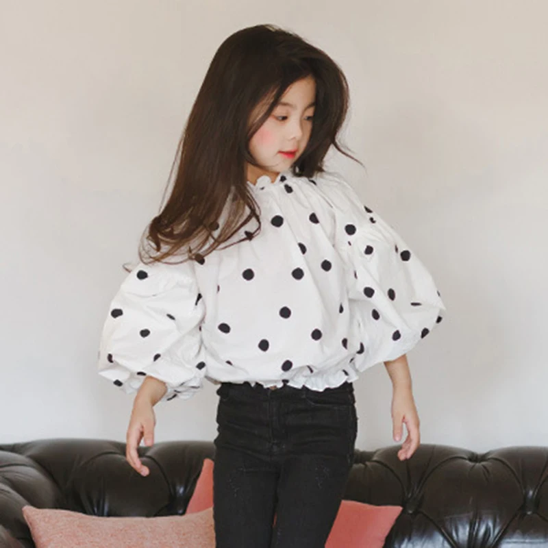 Новинка весна лето 2020 рубашки для маленьких девочек хлопковый детский Свободный