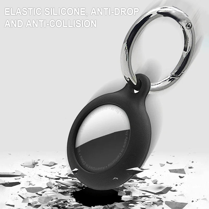 

High quality Leather Case For Apple Airtags Protective cover For Apple Locator Tracker Anti-lost Device Keychain Protect Sleeve