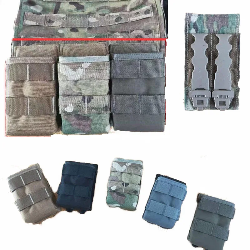 Тактический Airsoft 556 762 AK47 подсумок для одного магазина Мультикам Жилет Molle Mag сумки