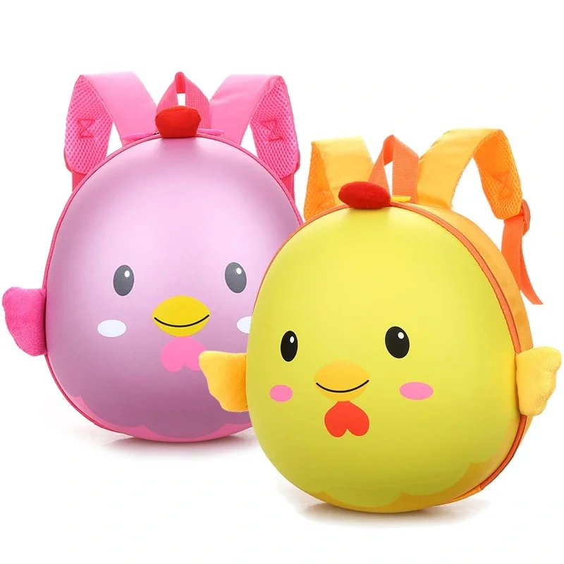 Kindergarten School Bag Boys Girls 3D Eggshell Baby Backpack Children School Bag Kid Girl Cute Backpack