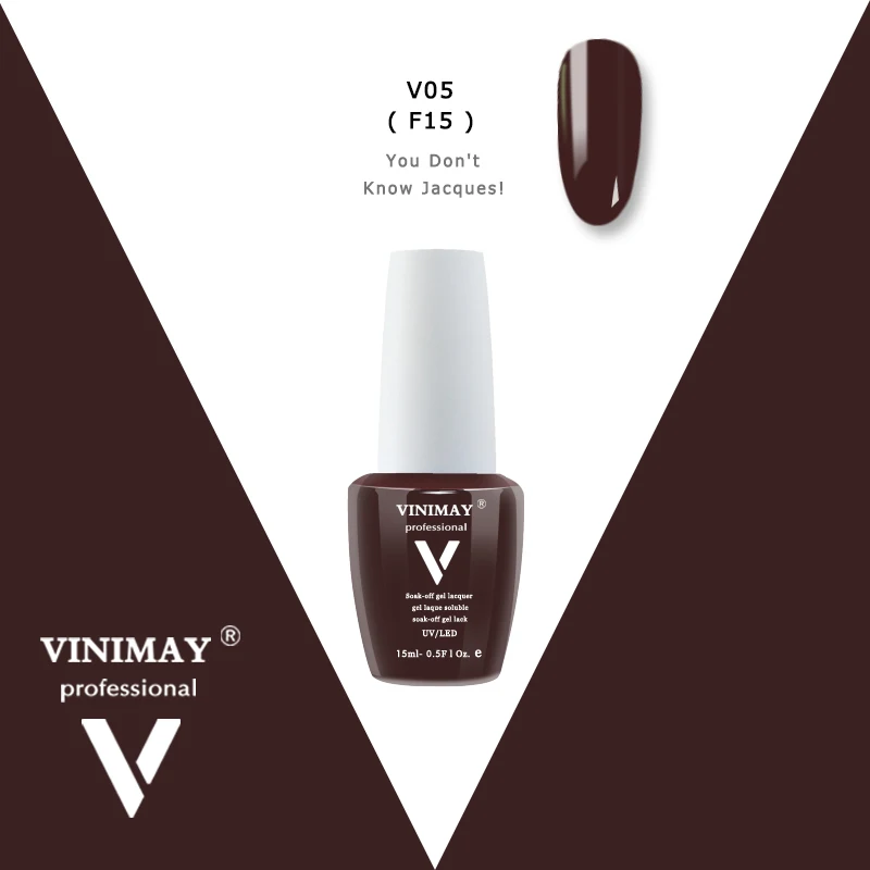 VINIMAY Гель-лак для ногтей, новинка, 96 цветов, Гель-лак, Гель-лак для ногтей, набор праймеров, замачиваемый УФ-лак для ногтей, 15 мл - Цвет: V05
