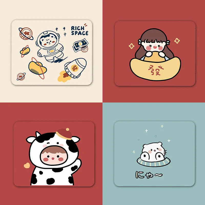 

Mouse pad super thick cute girl cartoon ins wind trumpet wristband game animation computer desk mat