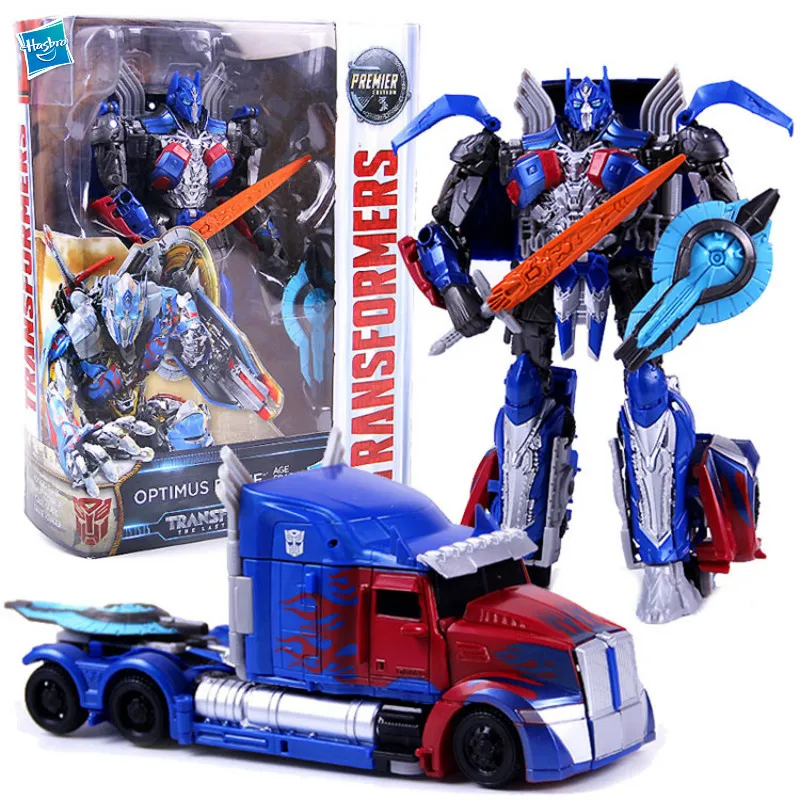 Фигурки фигурок Hasbro Трансформеры: The Last Knight PREMIER Optimus Prime Гримлок игрушки модели