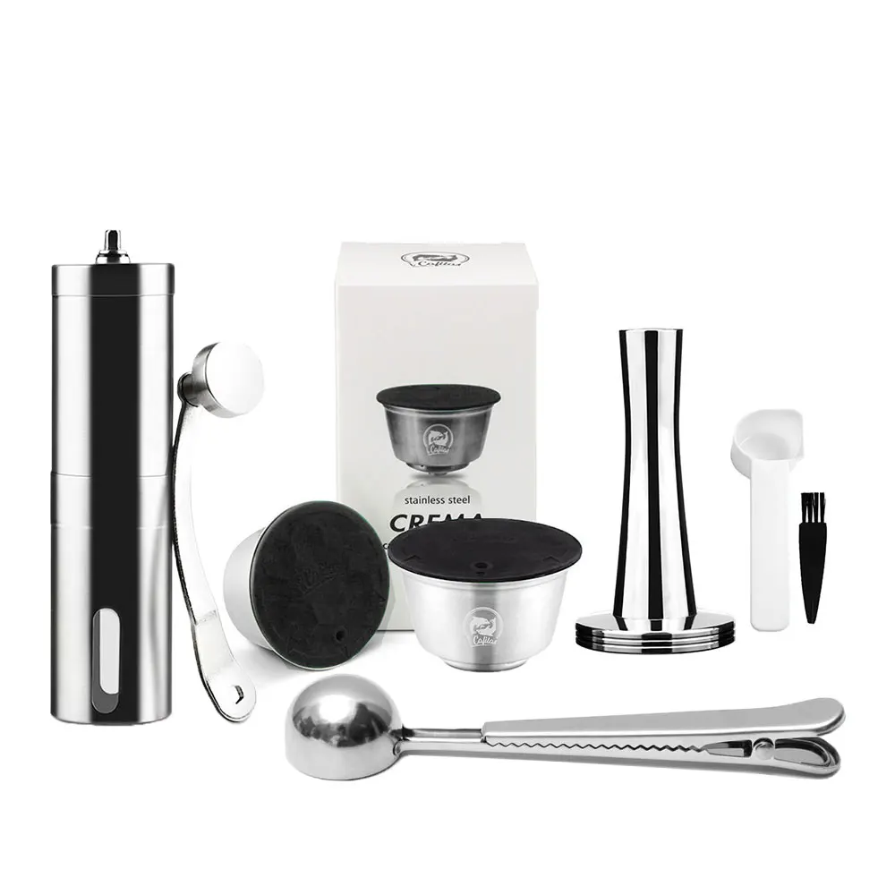 

i Cafilas Reusabel Coffee Capsule for Nespresso for Dolce Gusto for Cafissimo Coffee Cup for Lor Stainless Steel Pod filter