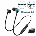 Магнитные беспроводные bluetooth-наушники XT11, музыкальная гарнитура с шейным ободом, спортивные наушники-вкладыши, наушники с микрофоном для iPhone, Samsung