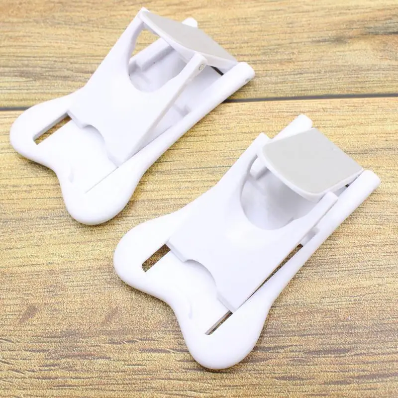 

2pcs/set Children's ABS Anti-pinch Security Door Lock Moving Window Lock Multifunctional Mobile Lock Sliding For Baby Safety