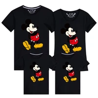 mickey mouse t shirt summer matching mother daughter clothes couple outfits dad son family look holiday birthday kids tops