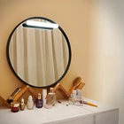 Беспроводная зеркальная лампа, светодиодный светильник для макияжа, аккумуляторная настольная лампа, не требует пробивки отверстий, для туалетного шкафа