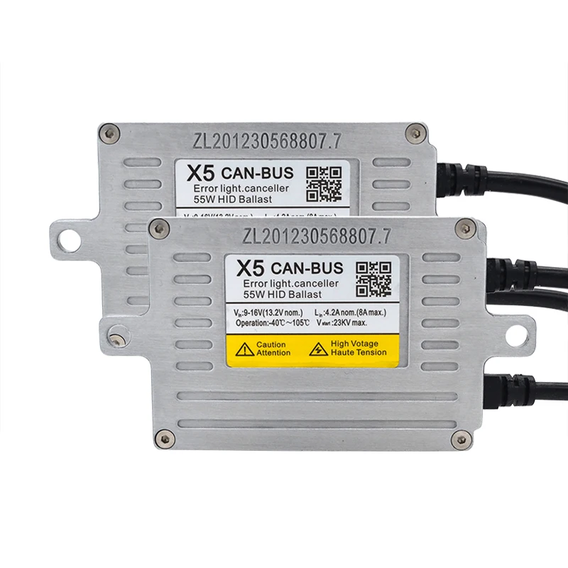 Ксеноновая лампа HIDLT с балластом Canbus 55 Вт 5500 к белая ксеноновая H1 H3 H7 H11 HB3 HB4 9012