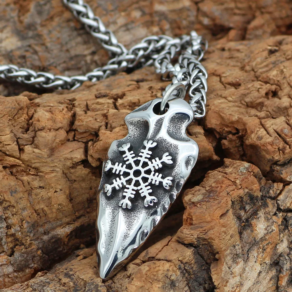 Норвежский викинг valknut Vegvisir odin меч Gungnir ожерелье с подвеской в форме Руны из