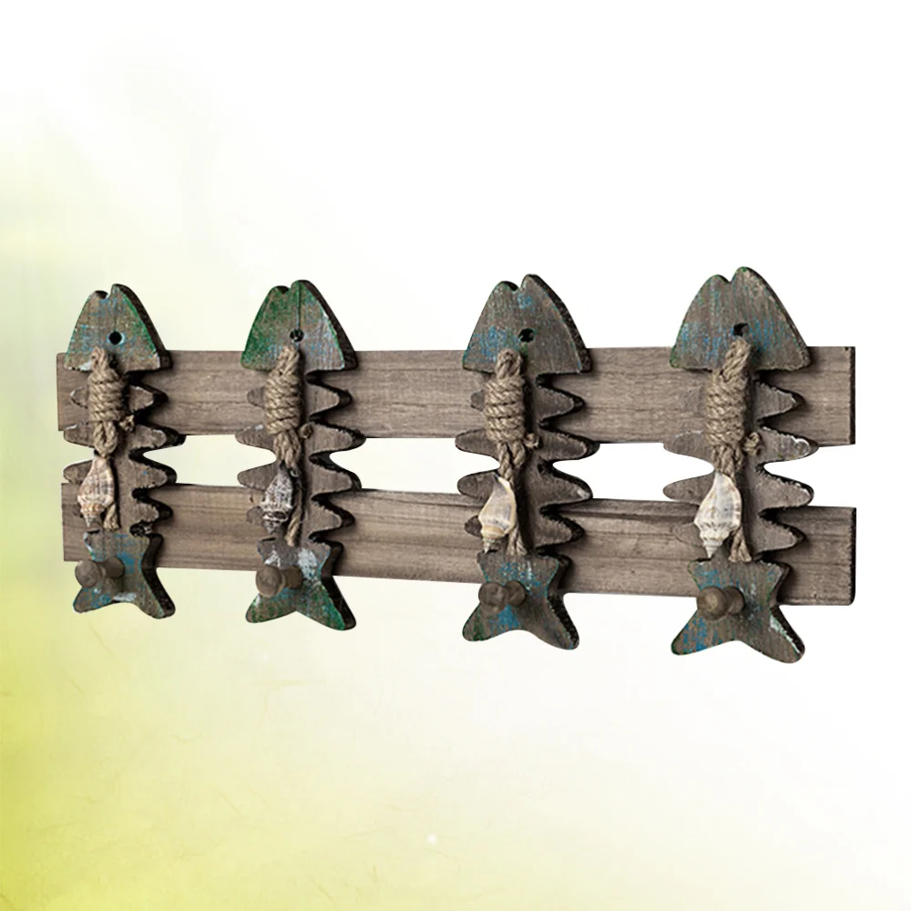 Деревянная доска в средиземноморском стиле настенный крючок для декора стен