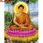 Новая 5D алмазная живопись, вышивка, икона лотоса, Будды, полноразмерная Алмазная мозаика сделай сам, вышивка стразы, художественная картина