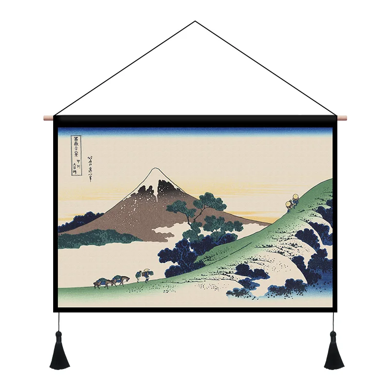 Хлопковая льняная подвесная настенная офисная спальня картина в китайском стиле