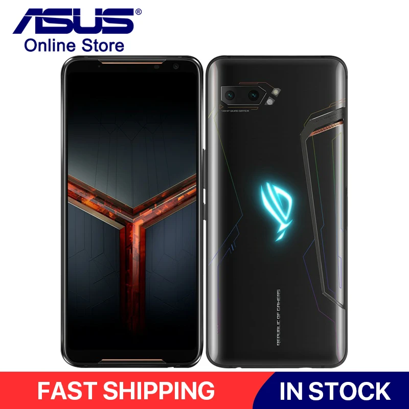 Смартфон Asus ROG Phone 2 ZS660KL 8 ГБ + 128 Snapdragon 855 Dual SIM 6000 мАч 48MP NFC Android 9 0 II|Смартфоны| |