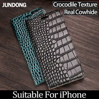 luxury phone case for iphone 6 7 8 plus x xs max case crocodile texture flip cover for iphone 6 6s plus 6p 7p 8p case