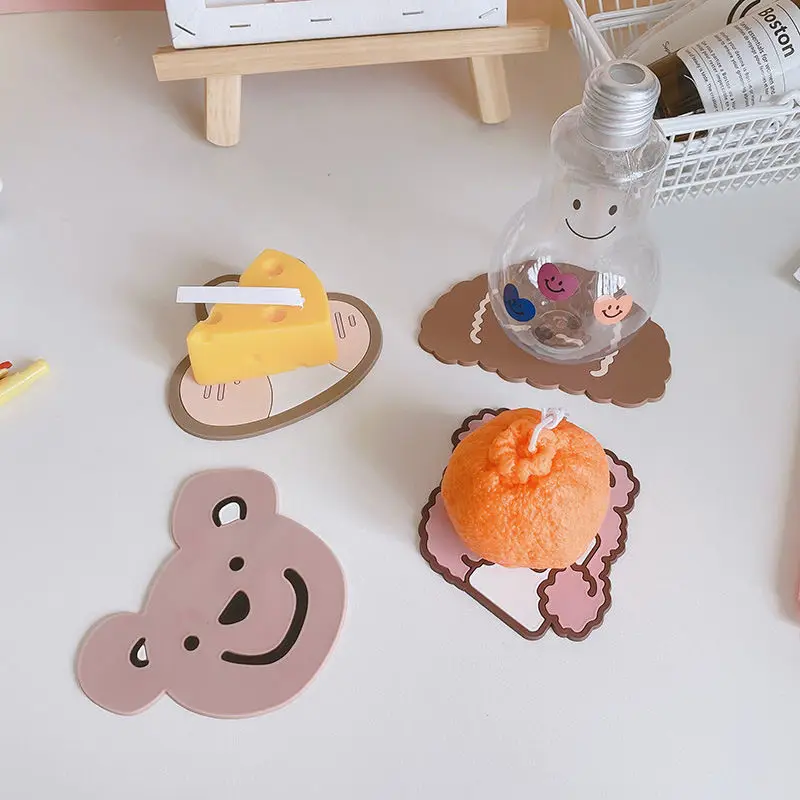 Креативный мультяшный милый фон для фотографий креативный мини-коврик стола с