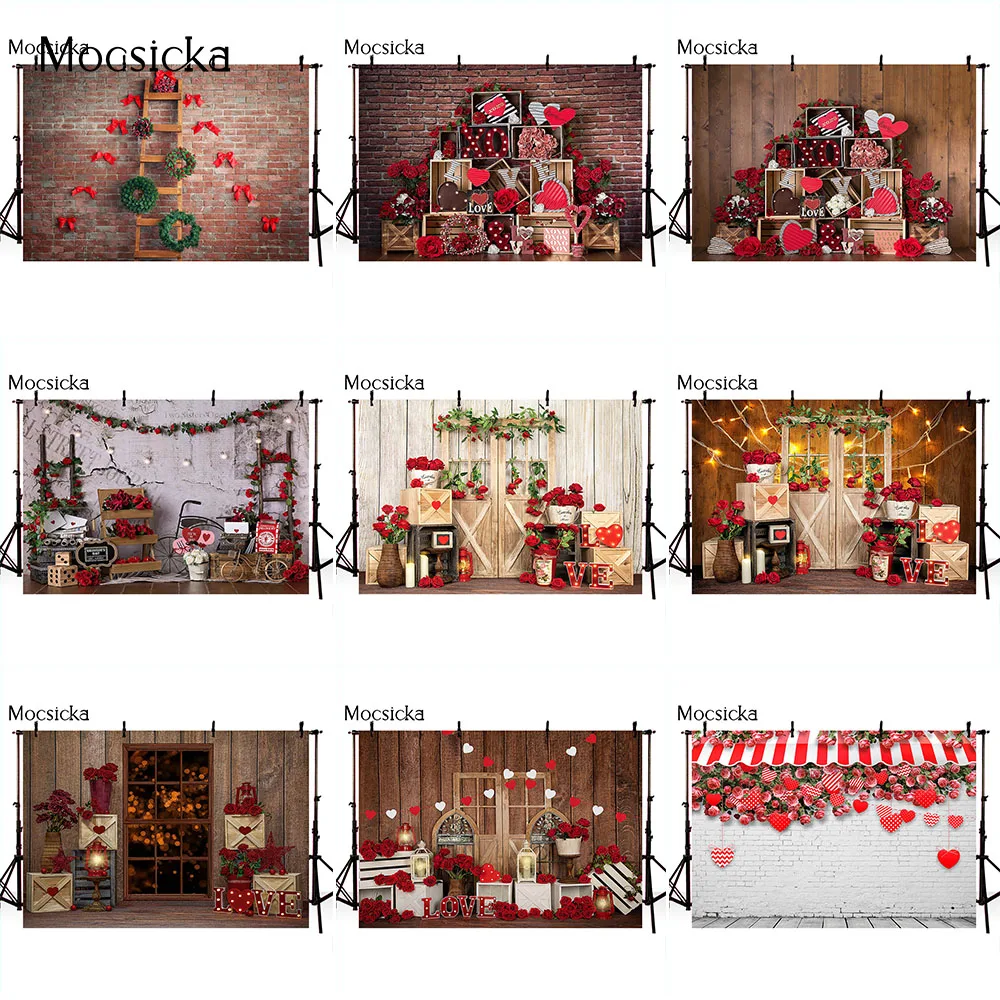 

Photography backdrop newborn kids portrait Valentine's Day Photo Booth Background Prop Date Night Child Baby Shower Decoration