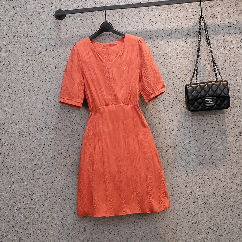 

M-4XL размера плюс для женщин Повседневное короткое платье; vestido 2021 летняя одежда; Новая одежда для детей с короткими рукавами и v-образным выре...