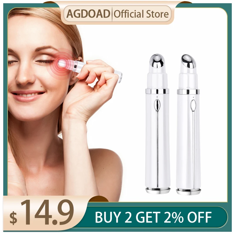 Электрический подогреваемый ионный массажер для глаз беспроводное