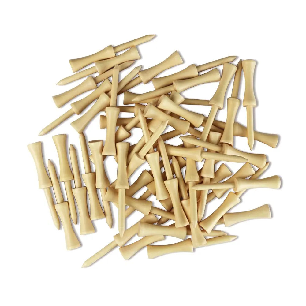 Оптовая продажа деревянные Тройники высотой 54 мм понижающие тройники для гольфа|