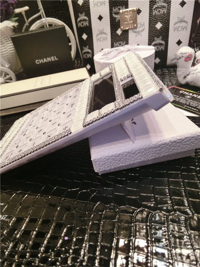 diamond calculator cute with rhinestone shiny solar calculator office electronic calculator mute multi function led screen free global shipping