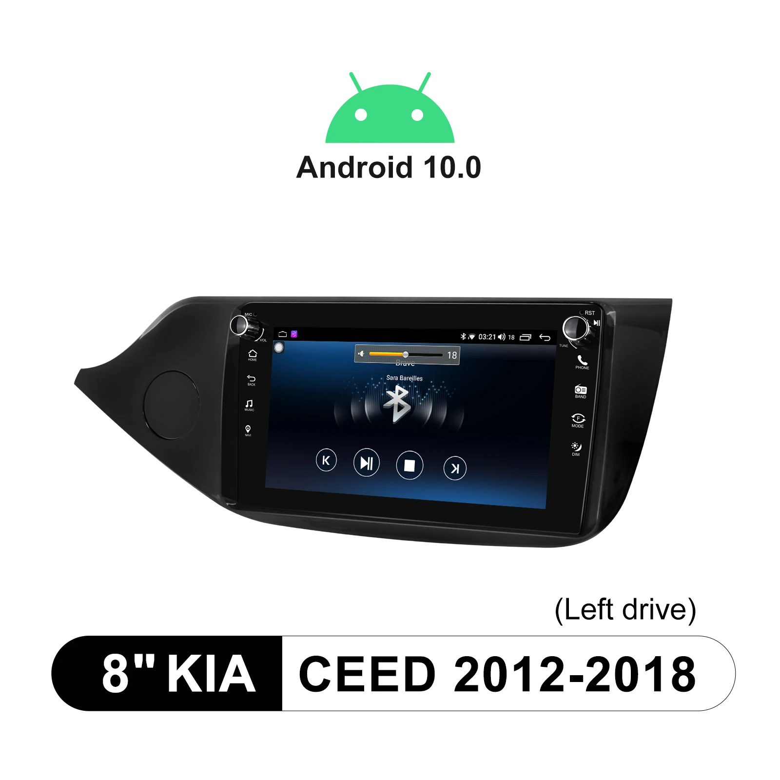 Android 10 0 головное устройство GPS навигации четыре ядра 4 Гб Оперативная память 64